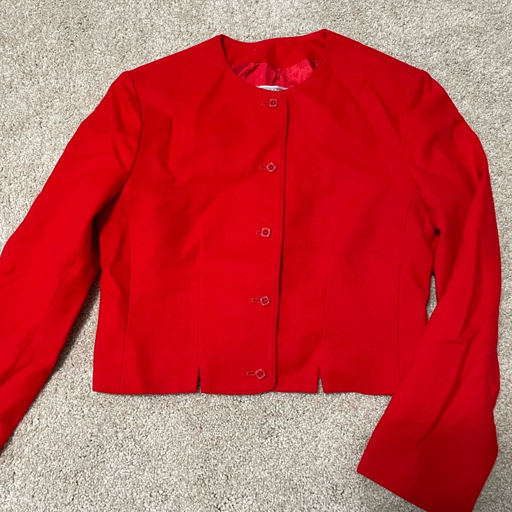 Vintage Red Pendleton 100% Wool Jacket